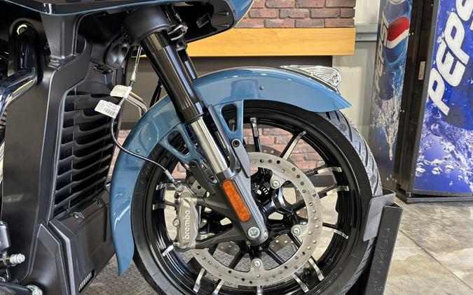 2026 Indian Motorcycle® Challenger® Limited 112 w/PowerBand Audio Storm Blue with Black Metallic