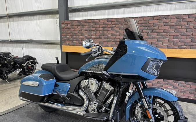 2026 Indian Motorcycle® Challenger® Limited 112 w/PowerBand Audio Storm Blue with Black Metallic
