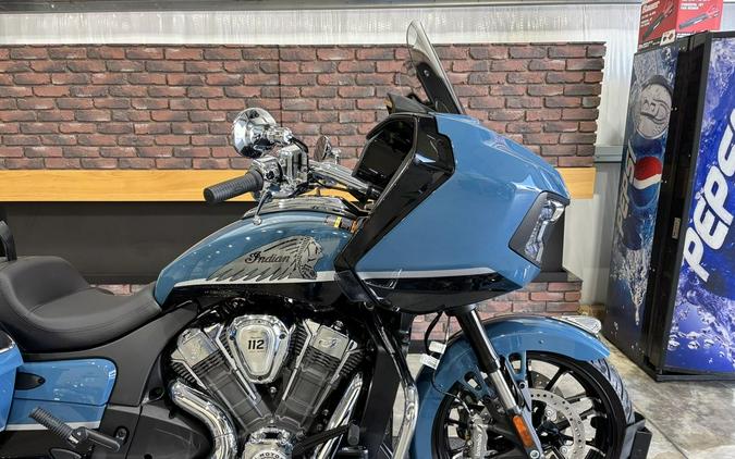2026 Indian Motorcycle® Challenger® Limited 112 w/PowerBand Audio Storm Blue with Black Metallic