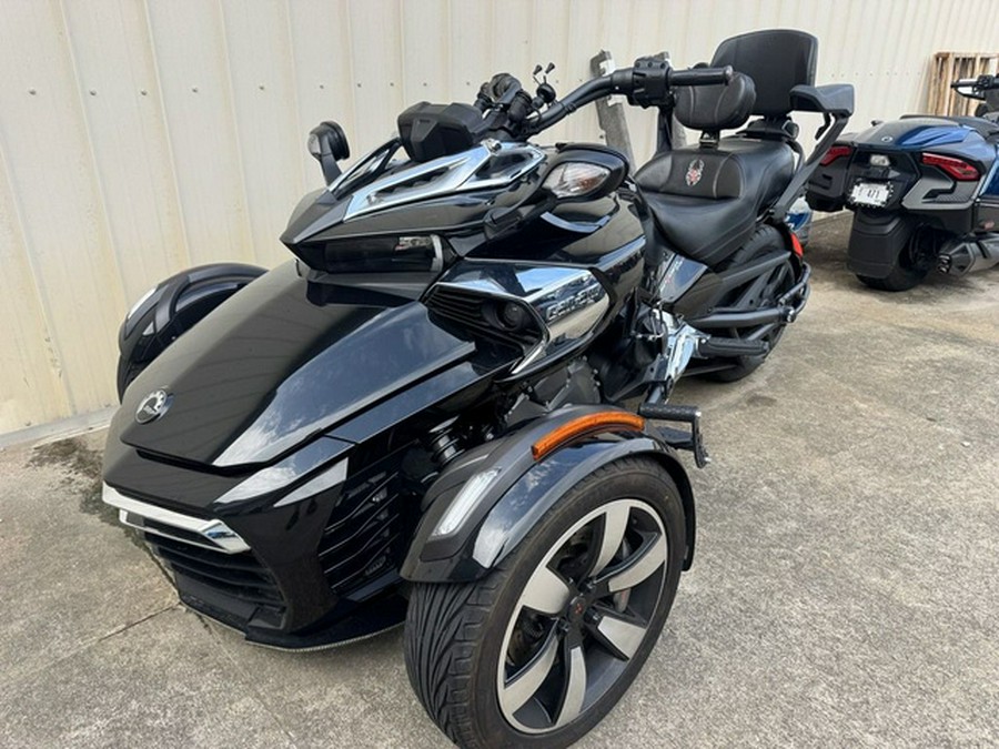 2015 Can-Am Spyder F3 S 6-Speed Semi-Automatic (SE6) Steel Black