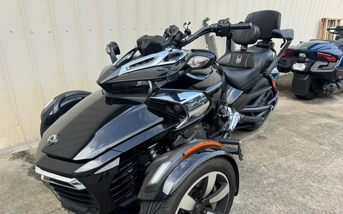 2015 Can-Am Spyder F3 S 6-Speed Semi-Automatic (SE6) Steel Black