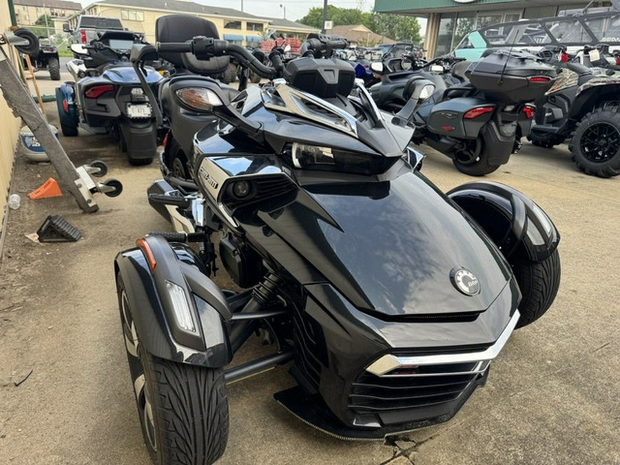 2015 Can-Am Spyder F3 S 6-Speed Semi-Automatic (SE6) Steel Black