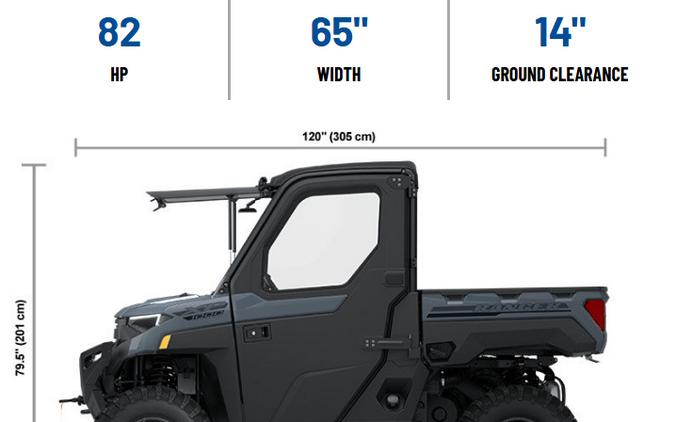 2025 Polaris RANGER XP 1000 NORTHSTAR EDITION PREMIUM STEALTH GRAY