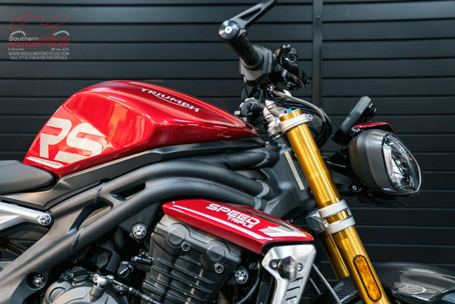 2024 Triumph Speed Triple 1200 RS Carnival Red