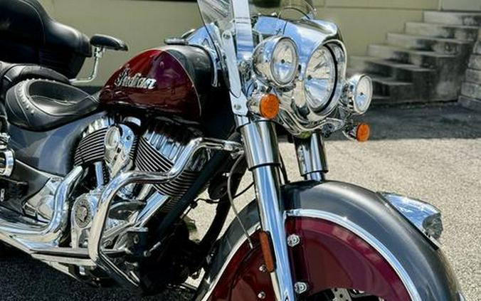 2019 Indian Motorcycle® Springfield® Steel Gray / Burgundy Metallic