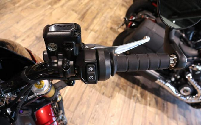 2025 Indian Motorcycle® 101 Scout® Sunset Red Metallic with Graphics