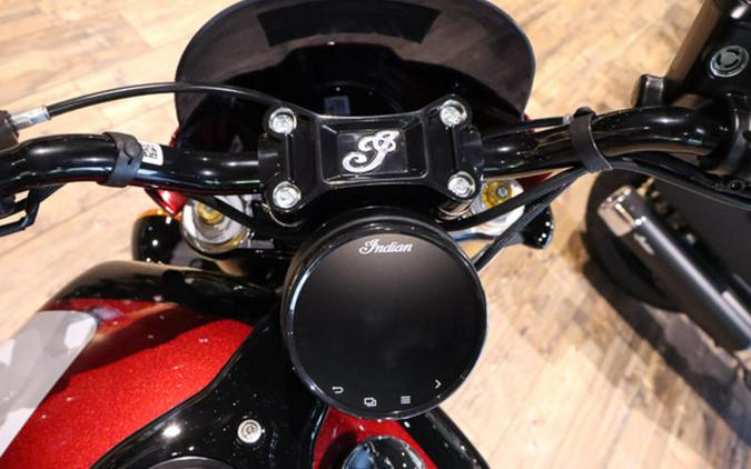 2025 Indian Motorcycle® 101 Scout® Sunset Red Metallic with Graphics