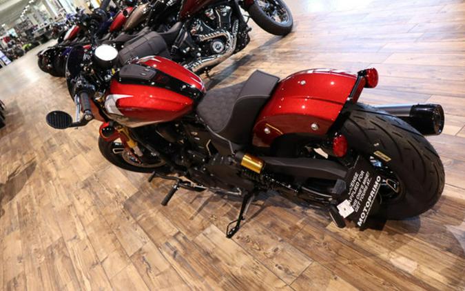 2025 Indian Motorcycle® 101 Scout® Sunset Red Metallic with Graphics