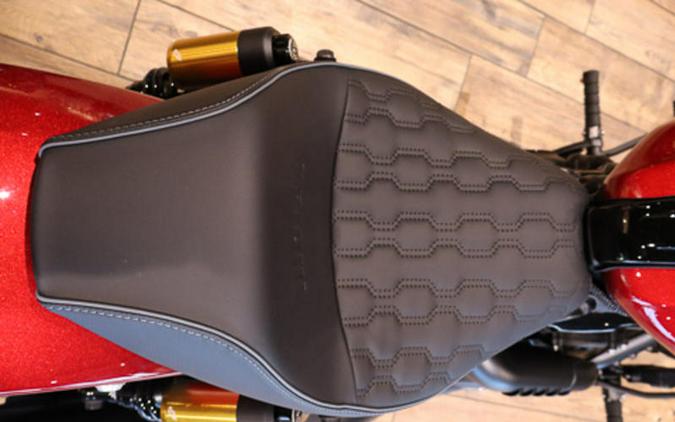 2025 Indian Motorcycle® 101 Scout® Sunset Red Metallic with Graphics