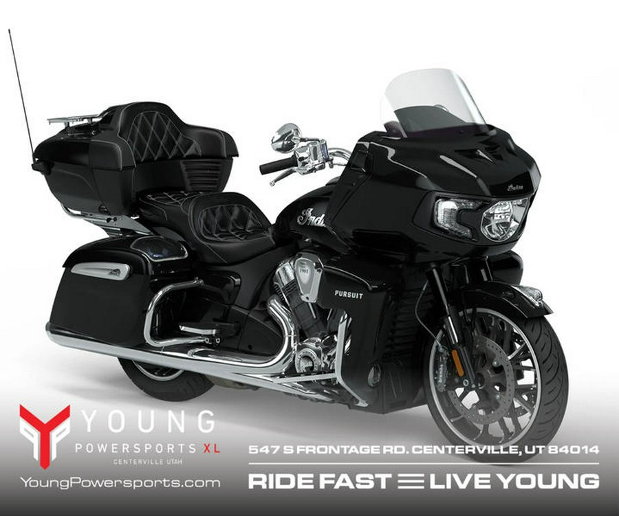 2024 Indian Motorcycle® Pursuit® Limited® with PowerBand Audio Package Black Metallic