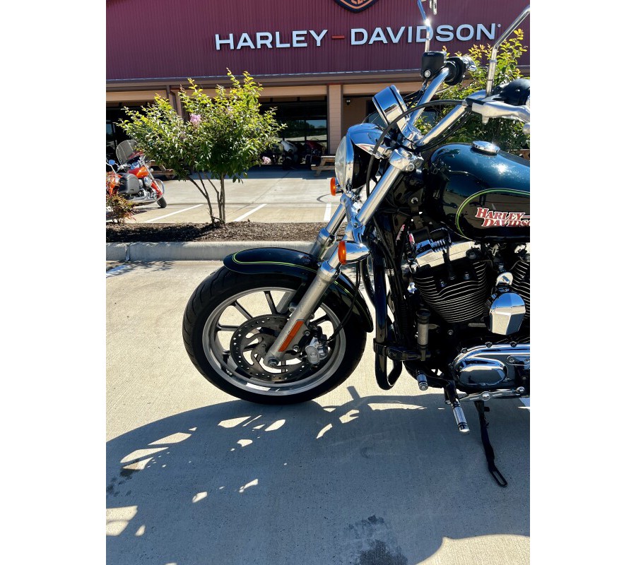 2015 Harley-Davidson SuperLow 1200T Two-Tone Deep Jade Pearl/Vivid Black