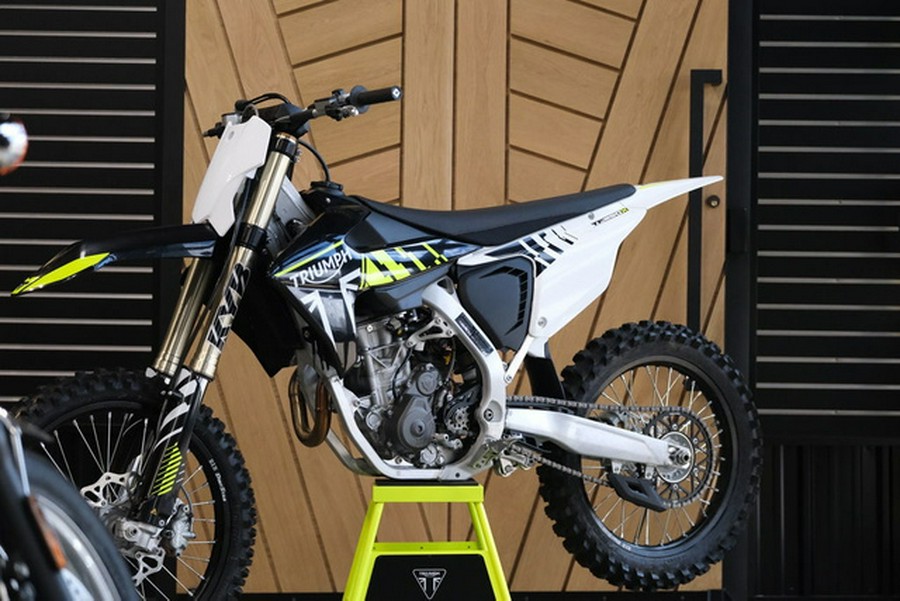 2024 Triumph TF 250-X Racing/Yellow/Black/White