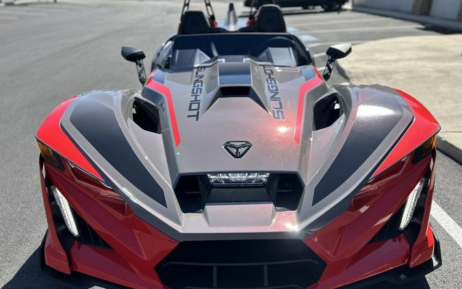 2026 Polaris Slingshot® R AutoDrive Radiant Gray with Indy Red Pearl