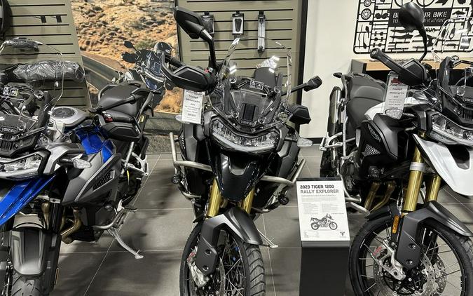 2023 Triumph Tiger 1200 Rally Explorer Sapphire Black