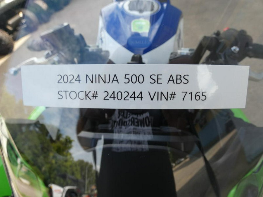 2024 Kawasaki Ninja® 500 SE 40th Anniversary Edition ABS