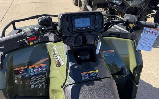 2025 Polaris SPORTSMAN 450 H.O. SAGE GREEN EPS with PLOW