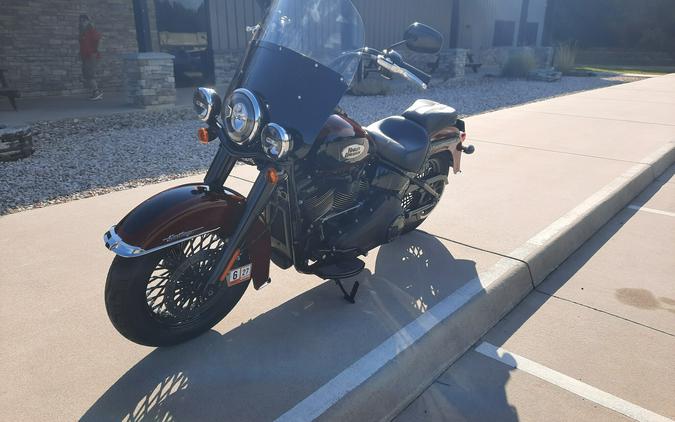 2024 Harley-Davidson® Heritage Classic Red Rock / Vivid Black - Black Finish