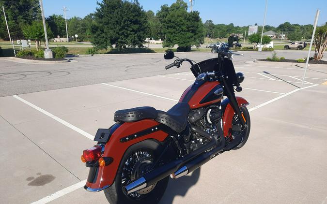 2024 Harley-Davidson® Heritage Classic Red Rock / Vivid Black - Black Finish
