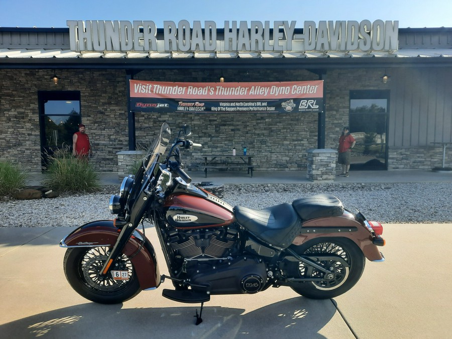2024 Harley-Davidson® Heritage Classic Red Rock / Vivid Black - Black Finish