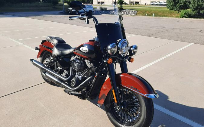 2024 Harley-Davidson® Heritage Classic Red Rock / Vivid Black - Black Finish