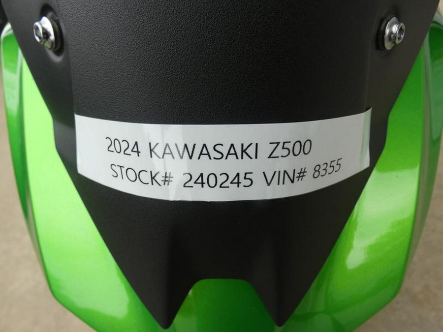 2024 Kawasaki Z500 ABS