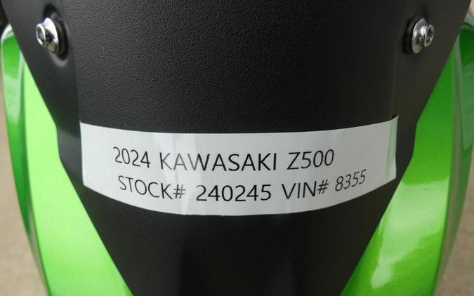 2024 Kawasaki Z500 ABS