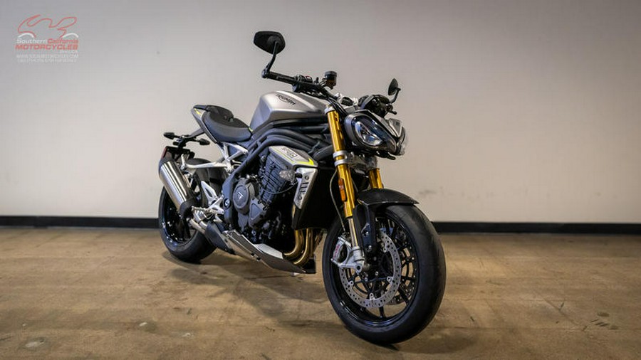 2022 Triumph Speed Triple 1200 RS Matte Silver Ice