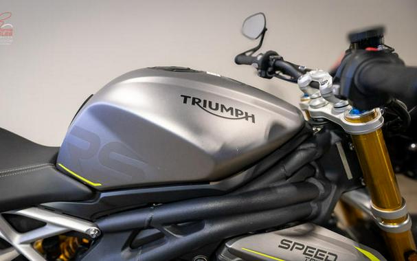 2022 Triumph Speed Triple 1200 RS Matte Silver Ice