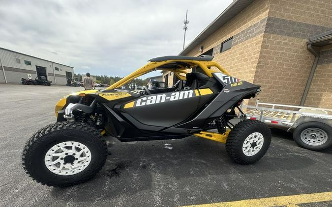 2024 Can-Am® Maverick R X RS with Smart-Shox Carbon Black & Neo Yellow