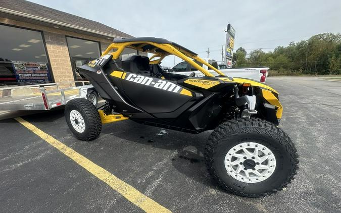 2024 Can-Am® Maverick R X RS with Smart-Shox Carbon Black & Neo Yellow