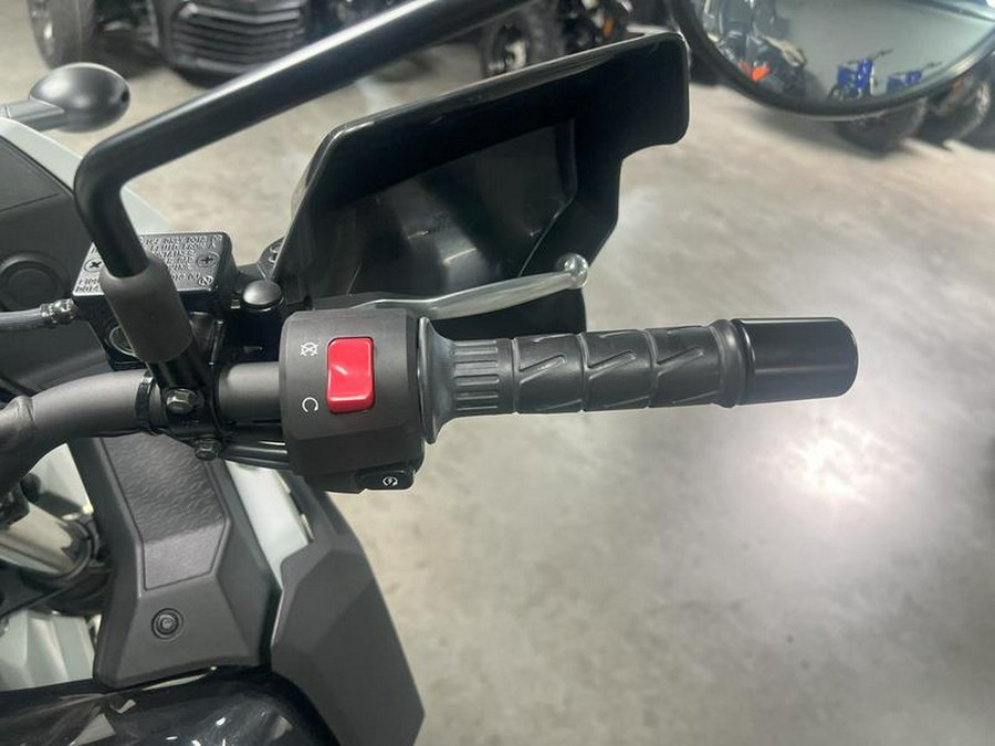 2025 Kawasaki KLR®650 S Pearl Crystal White/Metallic Carbon Gray