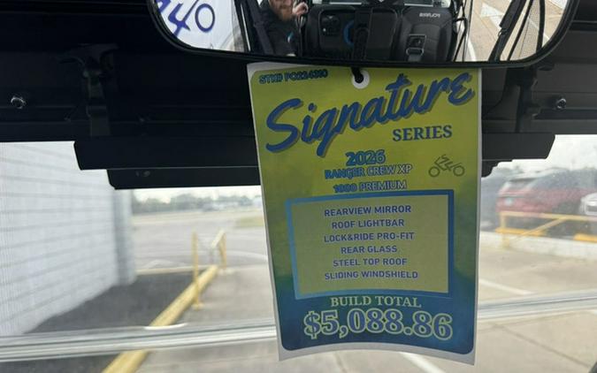 2026 Polaris Ranger Crew XP 1000 Premium Blue Labyrinth