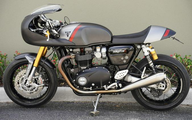 2020 Triumph Thruxton RS - Showcase Matte Storm Grey/Matte Silver Ice