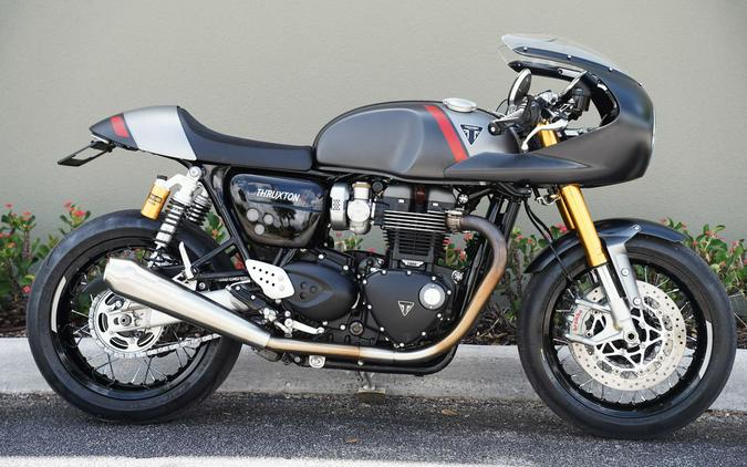 2020 Triumph Thruxton RS - Showcase Matte Storm Grey/Matte Silver Ice
