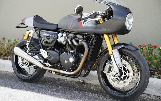 2020 Triumph Thruxton RS - Showcase Matte Storm Grey/Matte Silver Ice