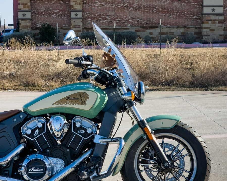 2019 Indian Motorcycle® Scout® ABS Willow Green / Ivory Cream