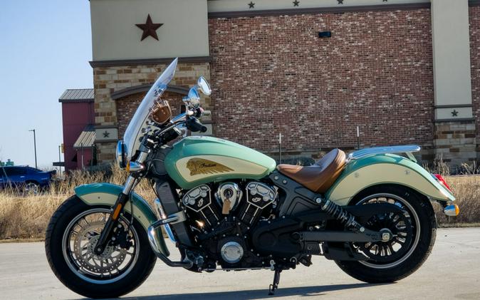 2019 Indian Motorcycle® Scout® ABS Willow Green / Ivory Cream