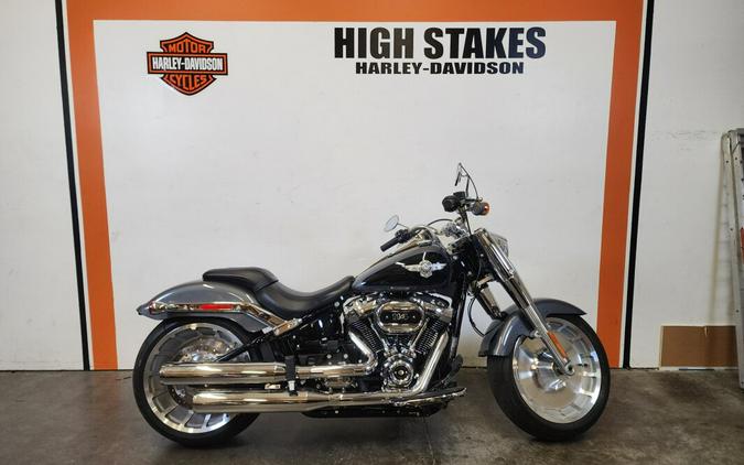 2021 Harley-Davidson Fat Boy 114 Gauntlet Gray Metallic/Vivid Black FLFBS