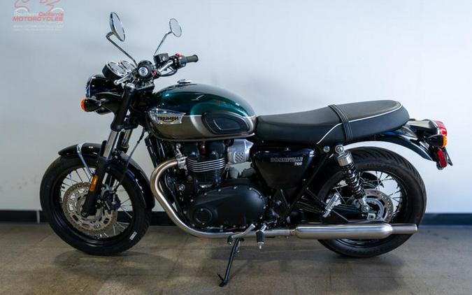 2024 Triumph Bonneville T100 Competition Green/Ironstone