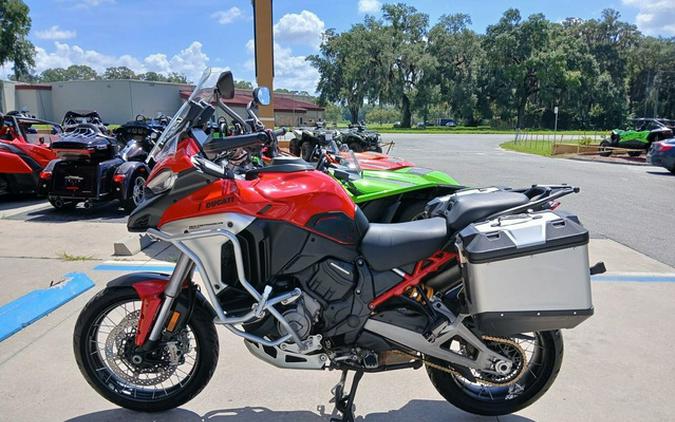 2023 Ducati Multistrada V4 Rally Brushed Aluminum & Matte Black