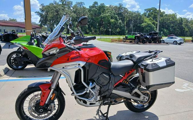 2023 Ducati Multistrada V4 Rally Brushed Aluminum & Matte Black