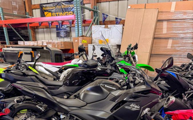 2026 Kawasaki Ninja 500 Metallic Flat Spark Black