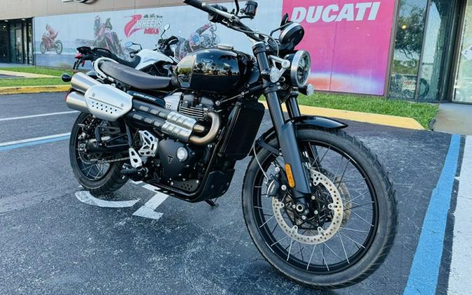 2024 Triumph Scrambler 1200 X Sapphire Black