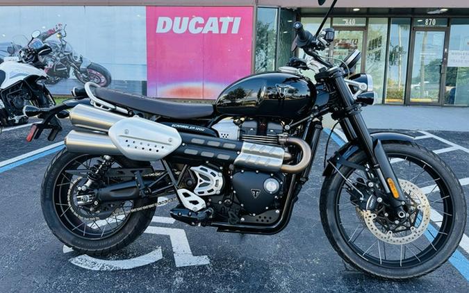2024 Triumph Scrambler 1200 X Sapphire Black