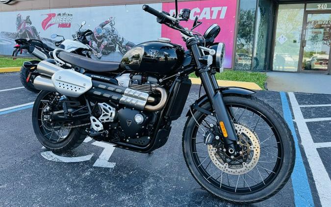 2024 Triumph Scrambler 1200 X Sapphire Black