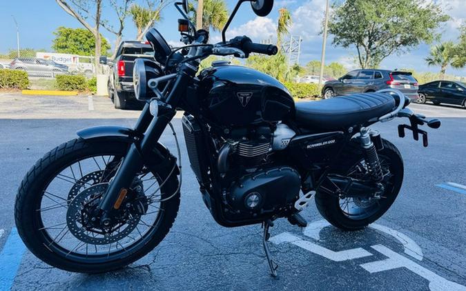 2024 Triumph Scrambler 1200 X Sapphire Black