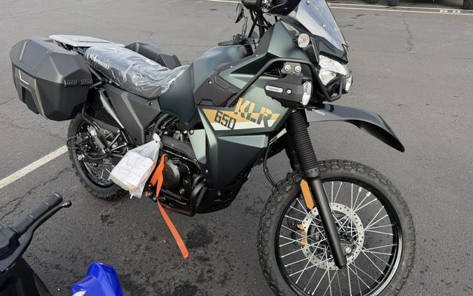 2026 Kawasaki KLR®650 Adventure ABS Cypher Camo Beige