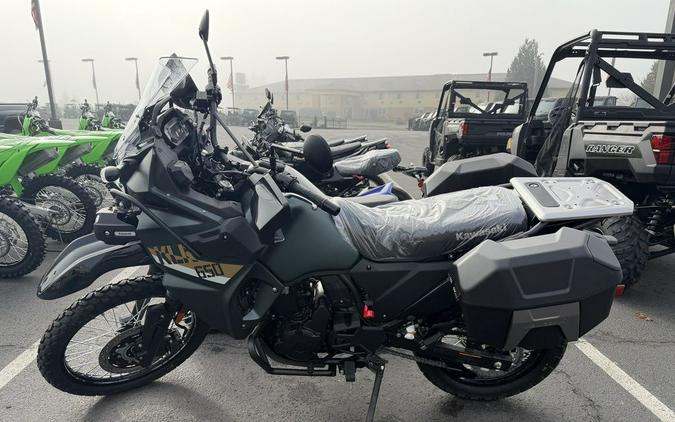 2026 Kawasaki KLR®650 Adventure ABS Cypher Camo Beige