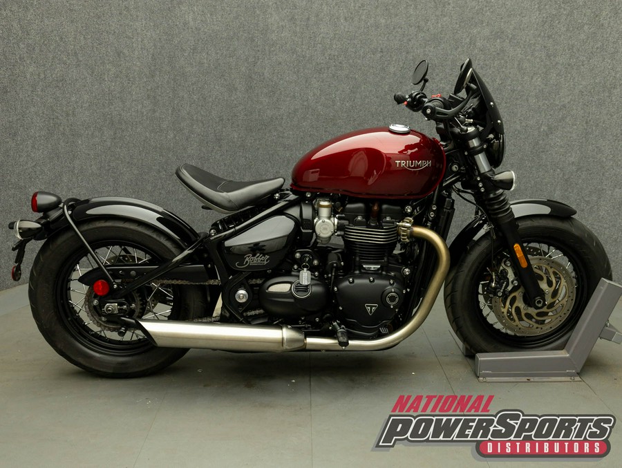 2022 TRIUMPH BONNEVILLE BOBBER W/ABS