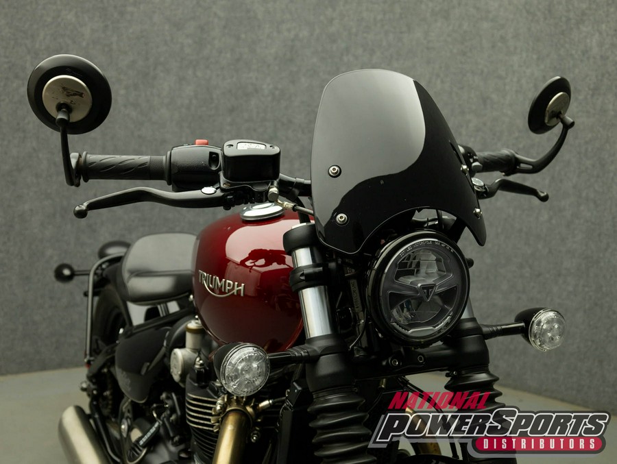 2022 TRIUMPH BONNEVILLE BOBBER W/ABS